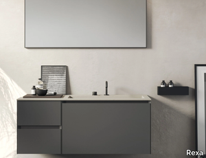 COMPACT LIVING - SET 9 - Wall-mounted vanity unit _ Rexa