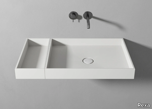 COMPACT LIVING - Corian® basin with trays _ Rexa