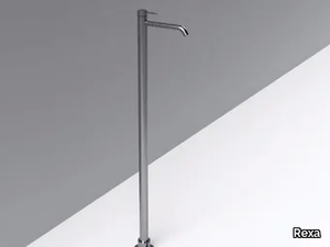 MAE - Contemporary style floor standing single handle stainless steel washbasin mixer _ Rexa