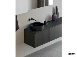 ECLETTICO - Countertop ceramic washbasin _ Rexa