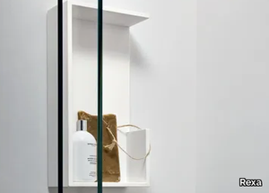 UNICO - Corian® bathroom wall shelf _ Rexa