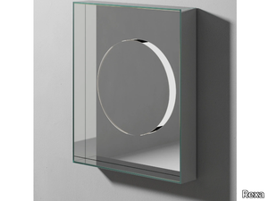 INSIDE - Rectangular wall-mounted mirror with cabinet _ Rexa