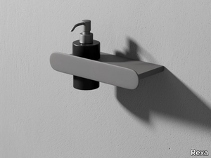 MOON - Corian® Bathroom soap dispenser / bathroom wall shelf _ Rexa