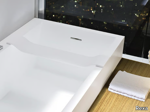 UNICO - Corian® soap dish for bathtub _ Rexa