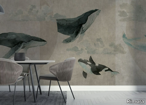 WHALES - Panoramic wallpaper with animals _ Rimura