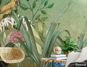 CORINTHIA - Panoramic wallpaper with floral pattern _ Rimura