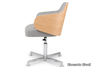 MIA 200W TECNO - Swivel with 4-spoke base chair _ Riccardo Rivoli