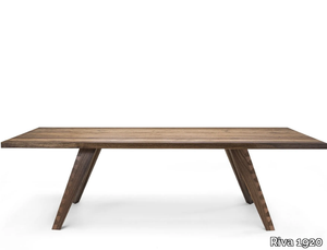 DOVETAIL TABLE - Rectangular solid wood table _ Riva 1920