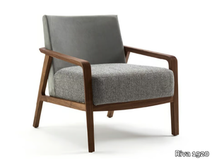 Noblè - Fabric armchair with armrests _ Riva 1920