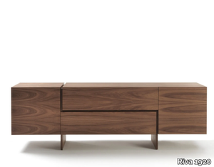 AKI - Solid wood sideboard with drawers and doors _ Riva 1920