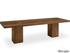 BOSS EXECUTIVE - Rectangular solid wood table _ Riva 1920