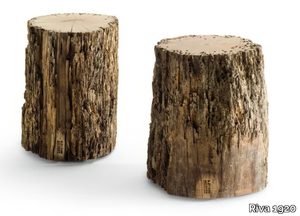 BRICOLA VENEZIA STOOL - Low briccola wood garden stool _ Riva 1920