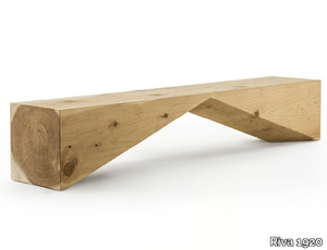 BRIDGE - Solid Cedarwood bench _ Riva 1920