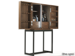 CAMBUSA FLY - Solid wood bar cabinet with integrated lighting _ Riva 1920