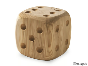 DADONE SMALL & BIG - Low soli cedar wood stool _ Riva 1920