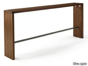 FRAME BAR - Rectangular solid wood console table with footrest _ Riva 1920