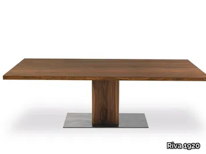 BOSS BASIC - Rectangular solid wood dining table _ Riva 1920