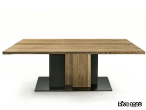 OMBRA - Rectangular solid wood table _ Riva 1920