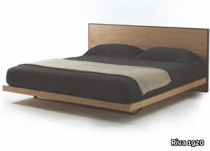 RIALTO 1 - Wood veneered multilayer double bed _ Riva 1920