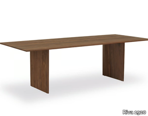 LIGHT - Rectangular solid wood table _ Riva 1920