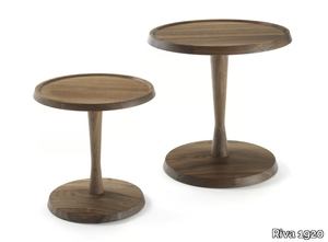 PEGASO - Round solid wood coffee table _ Riva 1920