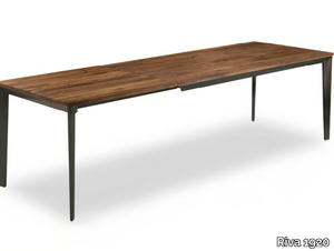 PRIME WOOD EXTENDIBLE - Extending rectangular solid wood table _ Riva 1920