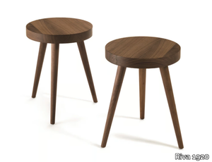 SUSY - Round solid wood coffee table _ Riva 1920