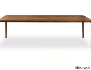 SLEEK - Rectangular solid wood table _ Riva 1920