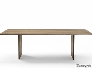 VELA - Rectangular solid wood table _ Riva 1920