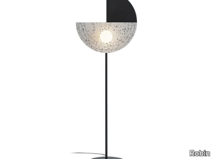 REGINA FRONT - Iron and recycled plastic floor lamp _ Robin