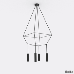 ROSE SQUARE - Metal chandelier _ Robin