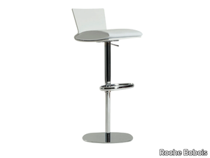 UBLO - High leather stool with gas lift _ Roche Bobois