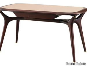 WINCH - Rectangular cherry wood writing desk with drawers _ Roche Bobois