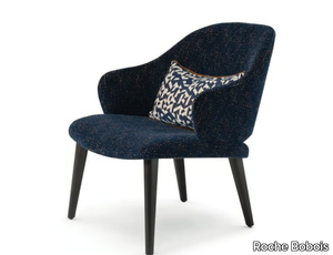 YEL - Fabric easy chair with armrests _ Roche Bobois