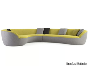 EDITO - Corner sectional curved sofa _ Roche Bobois