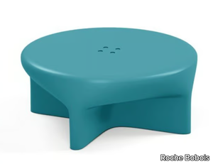 ROCKET - Low round resin garden side table _ Roche Bobois