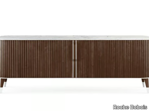 EDEN-ROCK - Wooden sideboard with sliding doors _ Roche Bobois