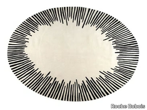 EQUINOXE - Oval wool rug _ Roche Bobois