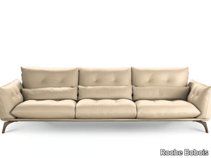 RÉSIDENCE - 5 seater leather sofa _ Roche Bobois