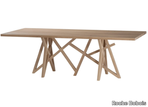 SAGA 2 - Rectangular oak dining table _ Roche Bobois