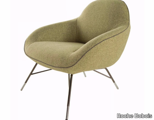 SPOUTNIK - Fabric armchair with armrests _ Roche Bobois