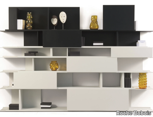 ABSTRACT - Open wall-mounted bookcase _ Roche Bobois