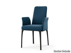 AIDA - Upholstered fabric chair with armrests _ Roche Bobois