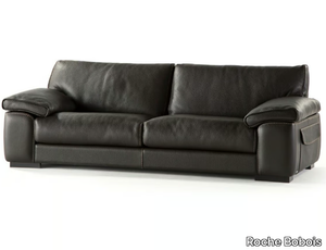 ASCOT - 3 seater leather sofa _ Roche Bobois