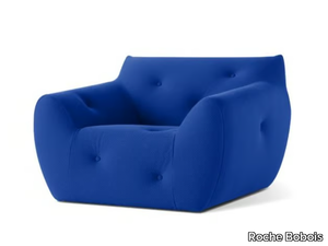 INFORMEL - Fabric armchair with armrests _ Roche Bobois