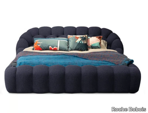 BUBBLE - Upholstered fabric double bed _ Roche Bobois