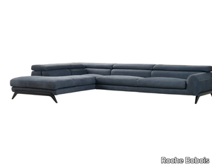 CINEPHILE - 5 seater leather sofa with electric motion _ Roche Bobois