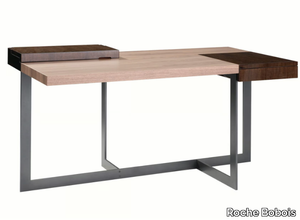 DECALO - Rectangular MDF writing desk with drawers _ Roche Bobois