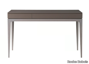 DEVOM - Rectangular wooden writing desk with drawers _ Roche Bobois