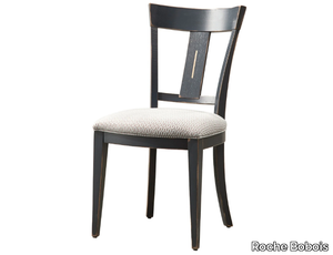 DOME - Ash chair with integrated cushion _ Roche Bobois